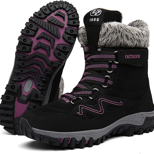 Winter Snow Boots: Lightweight, Anti-Slip, Warm Plush for Men & Women