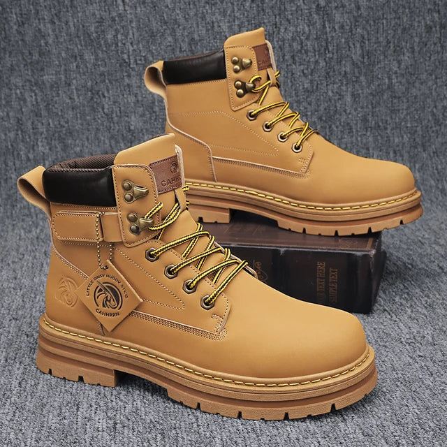 CYYTL Mens Boots Winter Shoes Leather
