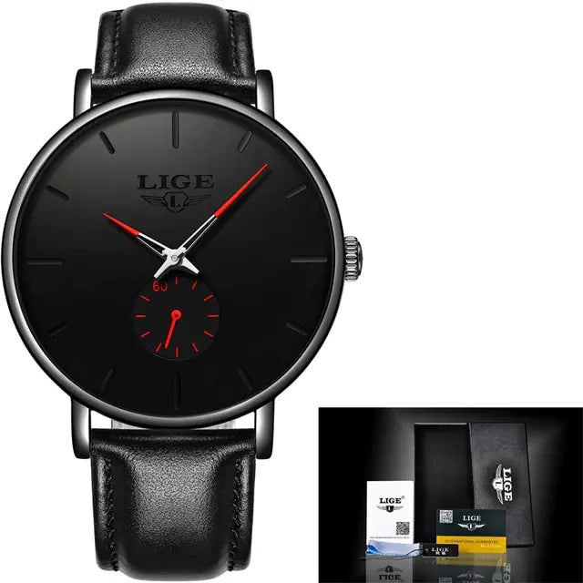 LIGE New Fashion Mens Watches