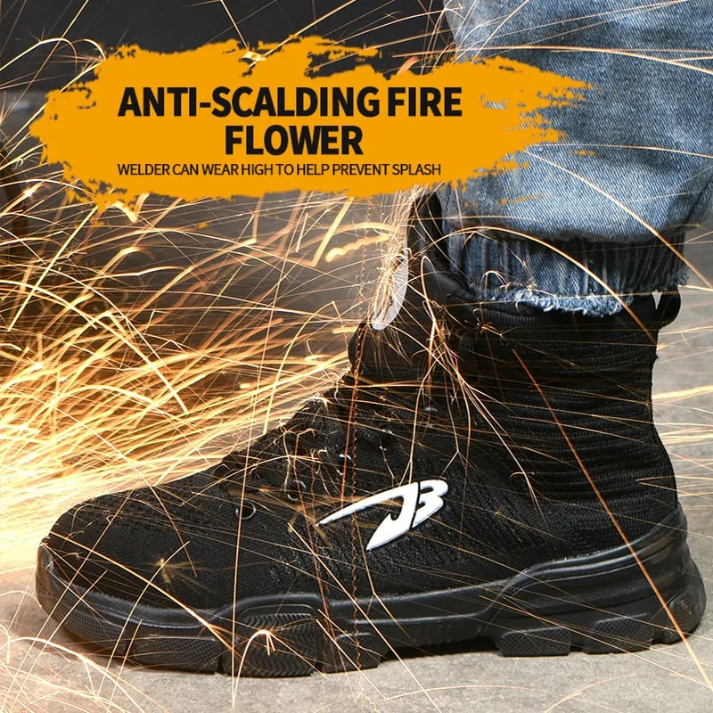 Mens Winter Safety Work Boots Shoes